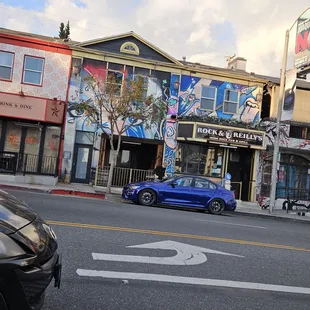 Passing the iconic Whiskey A Go Go