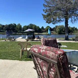View of the river from the back patio