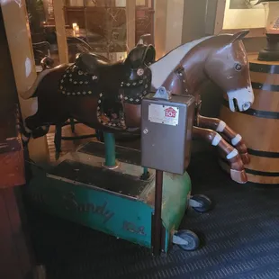 Free horse! The kids loved it!