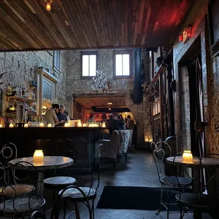 the interior of a restaurant