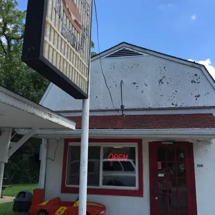 Front entrance, no seating