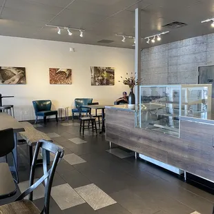 the interior of a restaurant