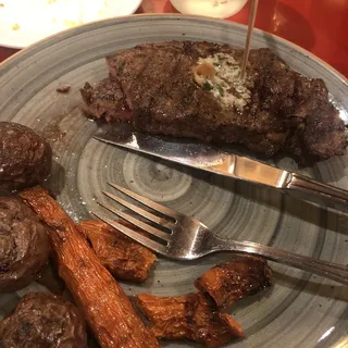 Char-crusted New York Strip*