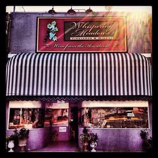 Whispering Meadows Vineyards &amp; Winery store front located on 34 E Choctaw in McAlester, OK