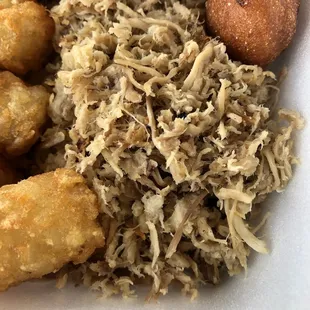 Meet the meat , rings, puppies and tots.