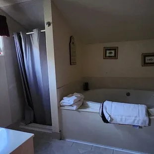 Very large bathroom double sinks