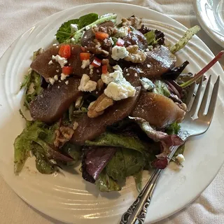 Poached Pear Salad