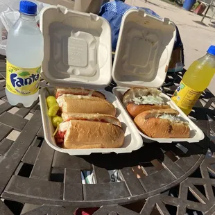 Philly Cheesesteak and Chicken Parmesan