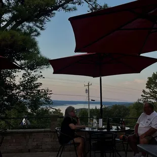 The view from our table