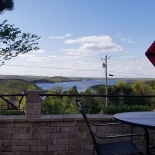 View from the patio! Dog friendly too!!