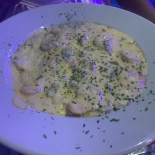 Shrimp and cheese grits