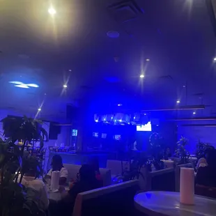 interior, sushi and sashimi