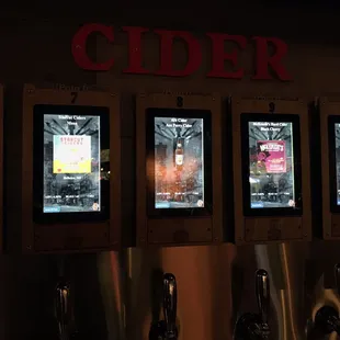 They have ciders!!! Yay!