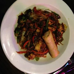 Chicken Stir Fry- ordered it spicy; good call.