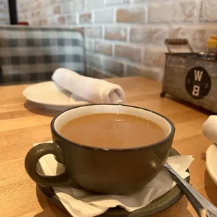 Coffee was not good. Too watery.