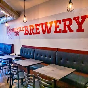 the interior of the restaurant