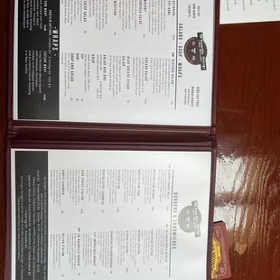 Inside menu