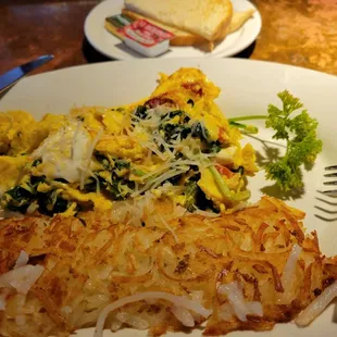 Spinach scramble