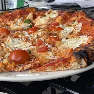 Margarita Pizza with chicken added on