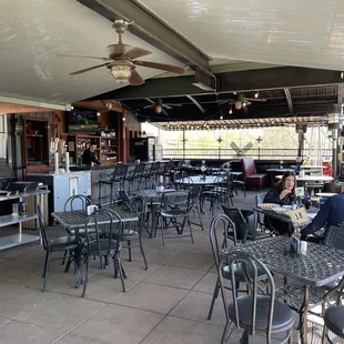 Upstairs outdoor patio