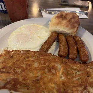 Sausage link breakfast