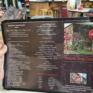 Menu breakfast 1-2-3 eggs