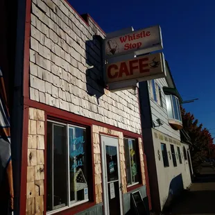 the outside of the building