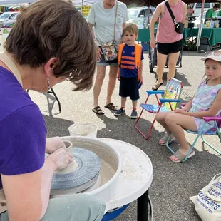 Volunteering at the Loveland Farmers Market.