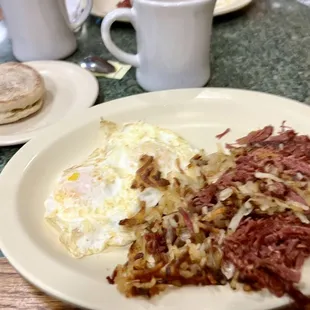 Homemade corned beef hash!