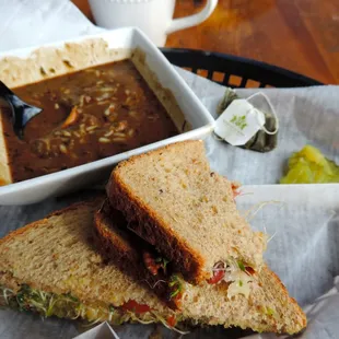 Soup of the day: chicken and sausage gumbo!