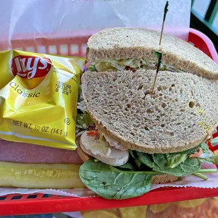 Roadhouse veggie sandwich