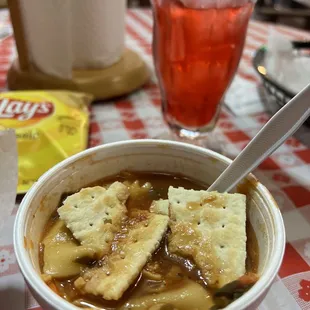 a bowl of soup