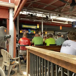 Bar area seating
