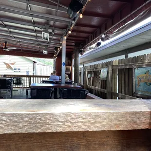 Back area seating out near bar