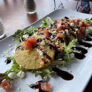 Fancy fried green tomatoes.