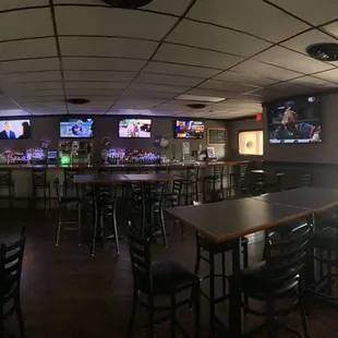 Bar and additional seating