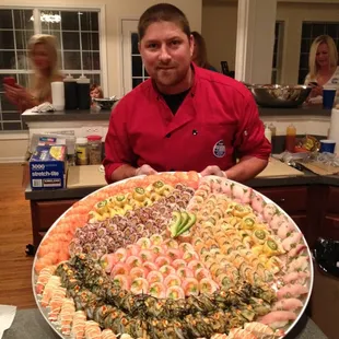 First of 9 platters party of 50