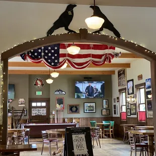 the interior of a restaurant