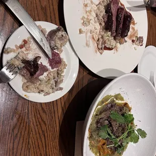 Braised duck &amp; goat pasta dishes