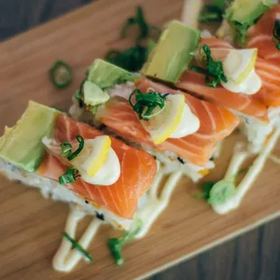 Pressed Salmon Sushi