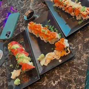 sashimi, sushi, food, sushi and sashimi