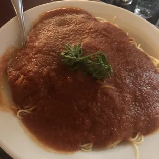 Side of pasta.