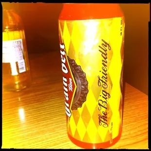 a close up of a bottle of beer