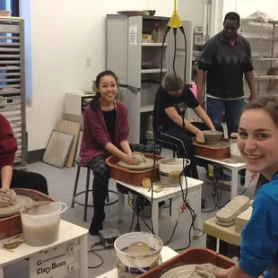Teen clay classes - fun!