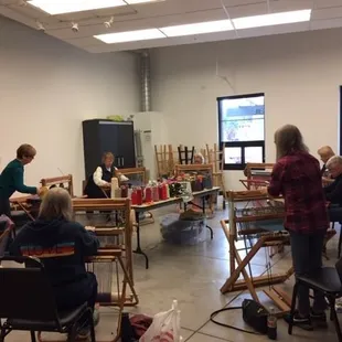 Weaving classes are popular