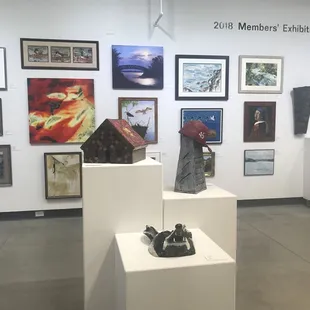 Frequent Gallery shows of national, local, and member artists