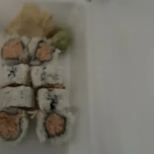 Yum Yum roll that comes with Beef Bulgogi.