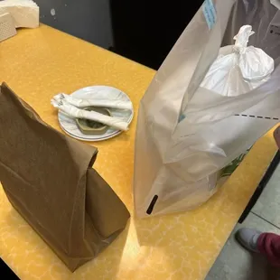 To go... sadness in bags.