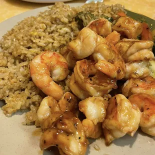 Shrimp hibachi