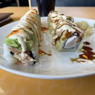 Lily and Texas rolls